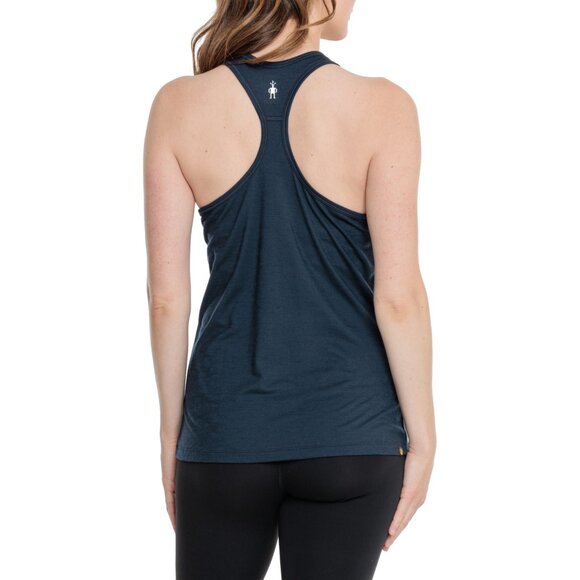NWT SmartWool everyday meadow graphic tank deep Navy Large - Picture 8 of 8